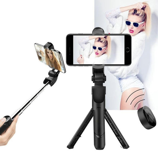 JMT-778634 Bluetooth Handheld Selfie Stick with Remote Control – Available in Black and White