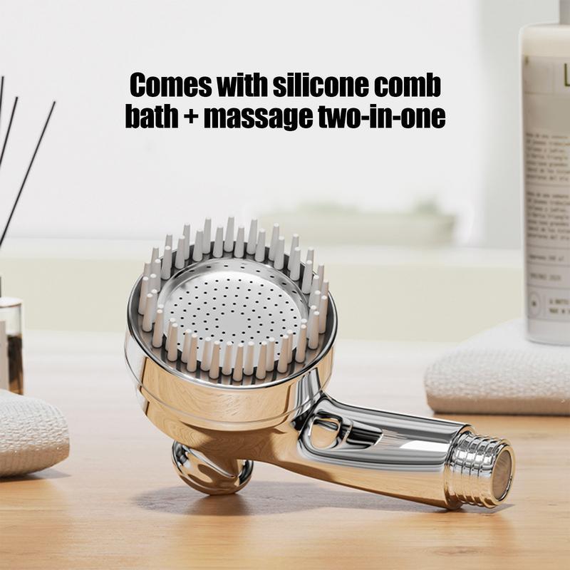 JMT-778698 2-in-1 Dog Shower Hose Attachment with Soft Silicone Comb and Ergonomic Grip for Easy Bathing