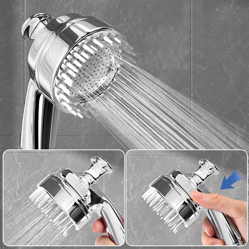 JMT-778698 2-in-1 Dog Shower Hose Attachment with Soft Silicone Comb and Ergonomic Grip for Easy Bathing