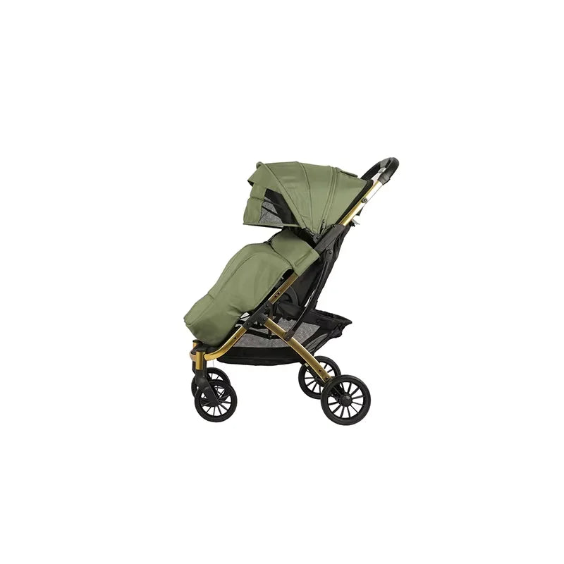 JMT-778762 Adjustable Baby Stroller with Mechanical Backrest, Foot Cover, Mother's Bag and Cup Holder