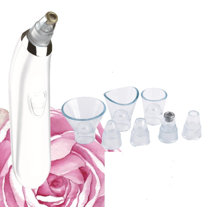 JMT-778762 Microcrystalline Blackhead Remover Pore Cleaner with 4 Suction Heads and Accessories