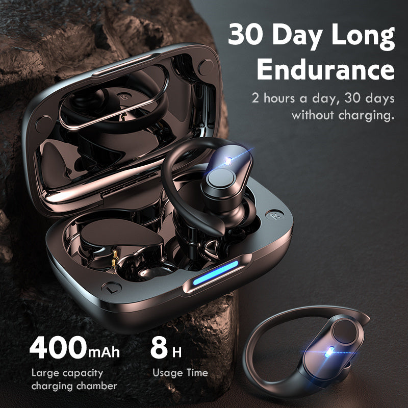 JMT-778762 T59 Bluetooth 5.1 Sports Ear-mounted Headset with Stereo Sound and Waterproof Design