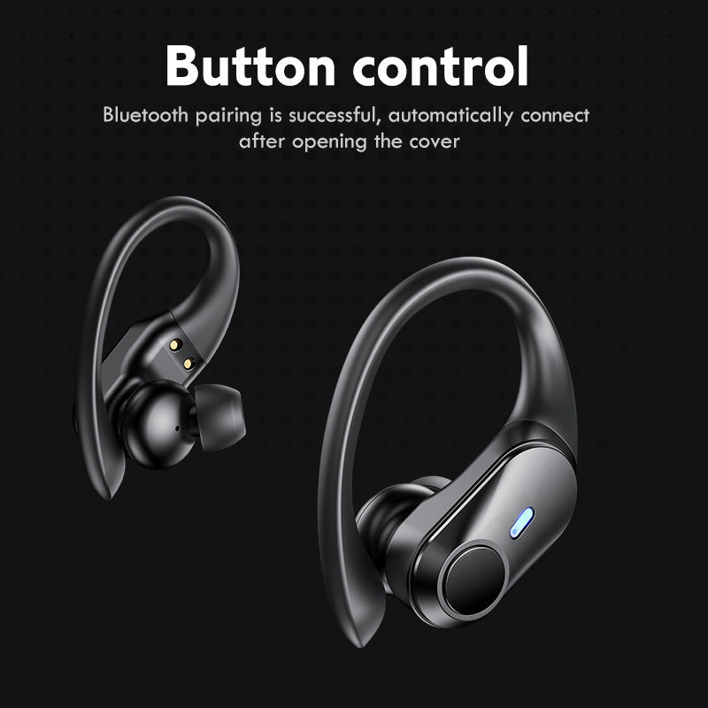 JMT-778762 T59 Bluetooth 5.1 Sports Ear-mounted Headset with Stereo Sound and Waterproof Design