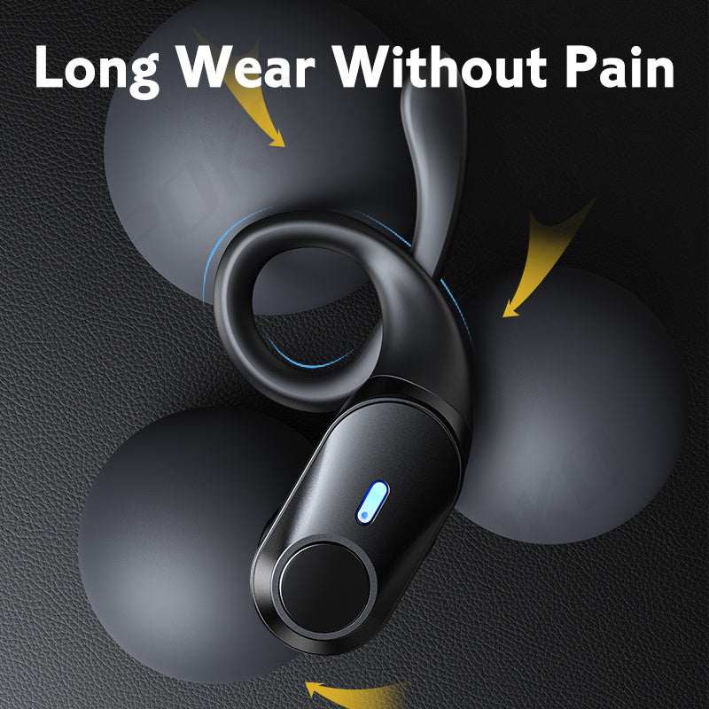 JMT-778762 T59 Bluetooth 5.1 Sports Ear-mounted Headset with Stereo Sound and Waterproof Design