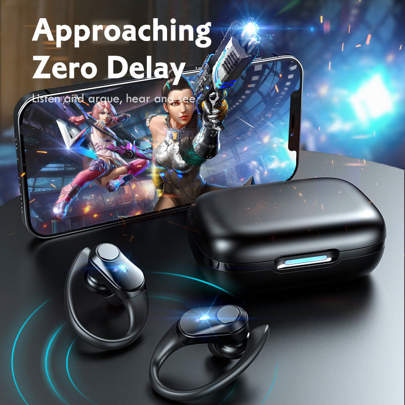 JMT-778762 T59 Bluetooth 5.1 Sports Ear-mounted Headset with Stereo Sound and Waterproof Design