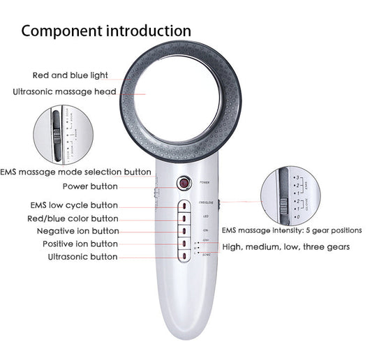 JMT-779018 Microcurrent Optical Fiber Body Device for Cellulite Reduction and Skin Rejuvenation