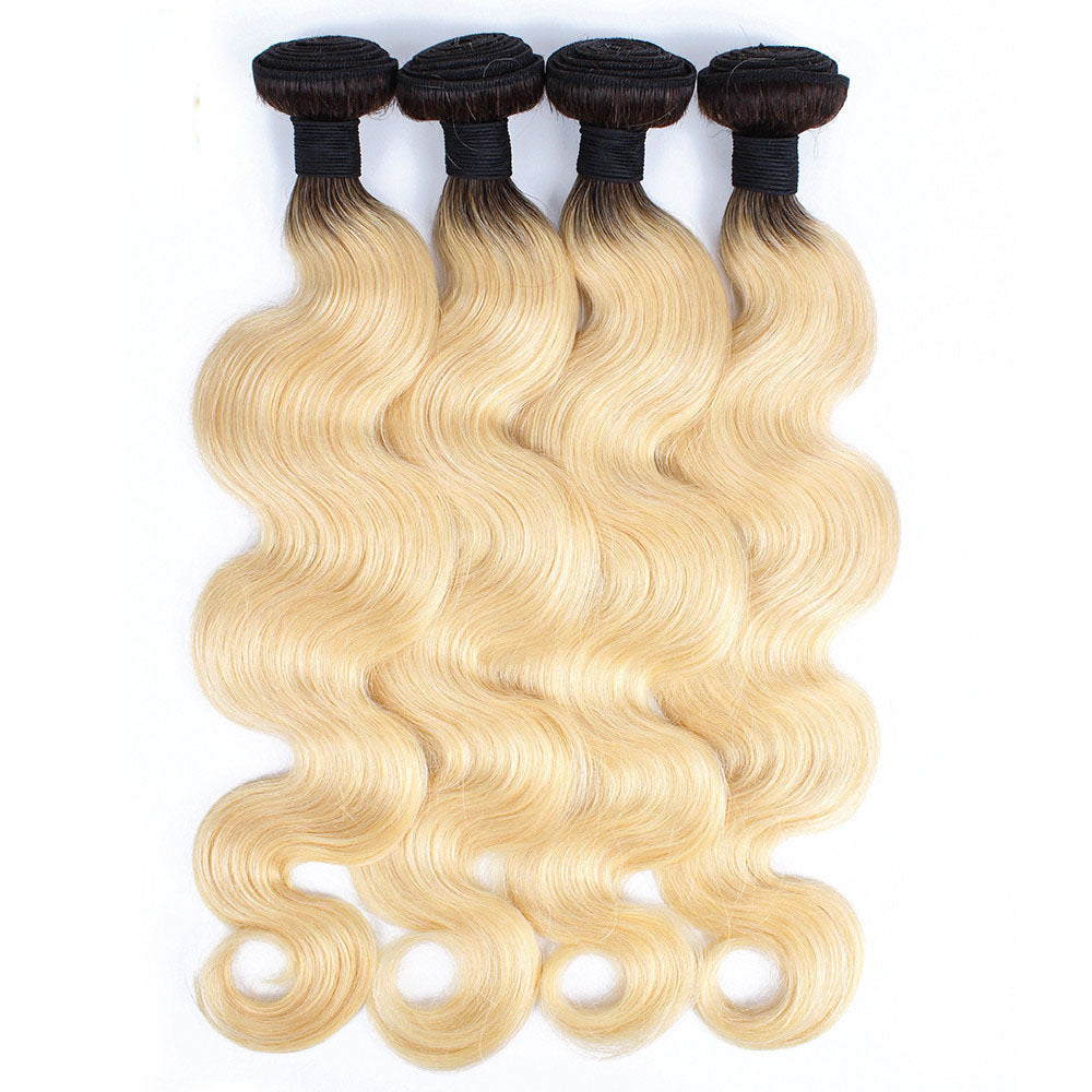 JMT-779146 Medium Long Body Wave Real Human Hair Tress with Natural Hairline