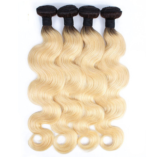 JMT-779146 Medium Long Body Wave Real Human Hair Tress with Natural Hairline