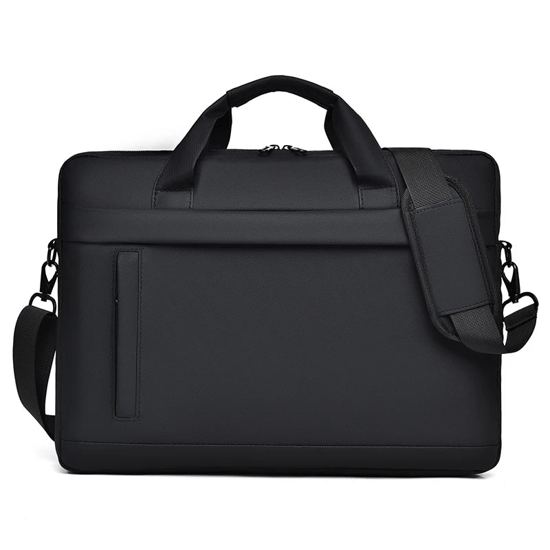 JMT-779594 Genuine Leather Executive Briefcase for Men - Luxury Laptop Shoulder Bag for Business