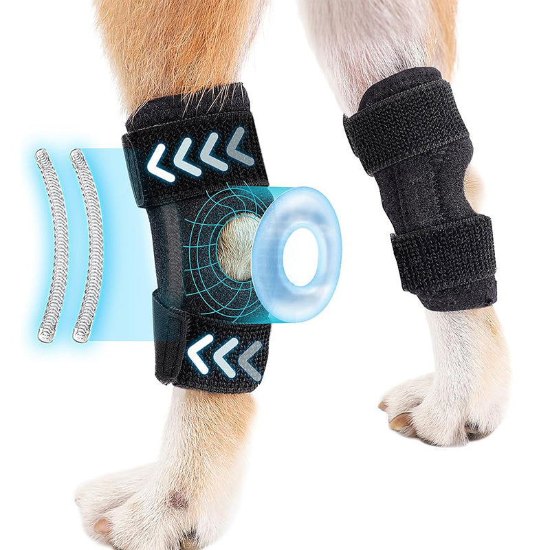 JMT-779594 Pet Dog Knee Pads for Injury Recovery and Joint Support – Adjustable Sizes Available