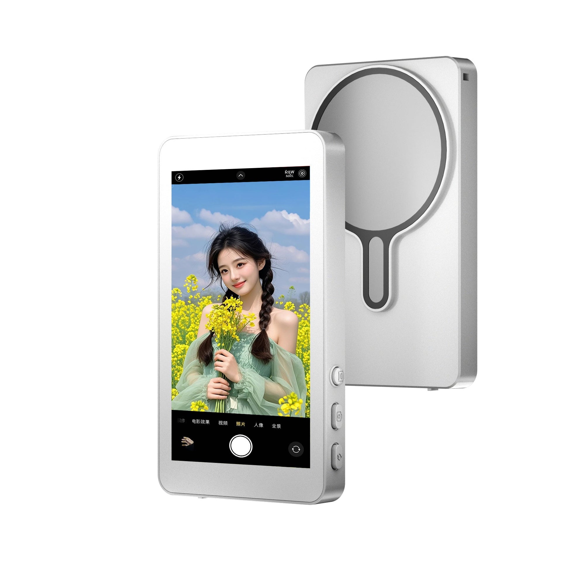 JMT-779786 Upgraded RK-X40L Mobile Selfie Screen Projector with Audio, Focusing Feature, and Built-in Camera Button