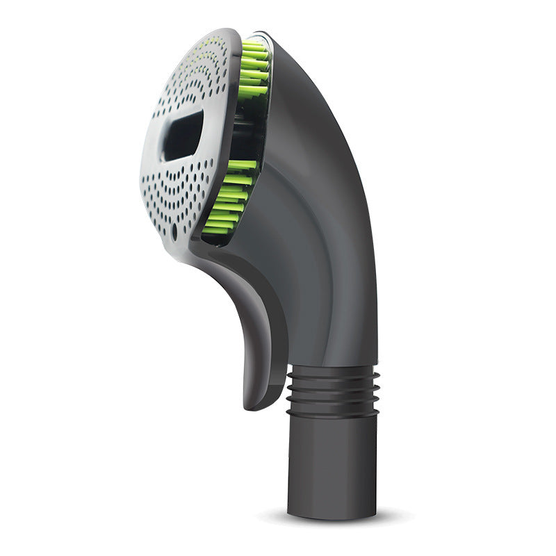 JMT-779850 Pet Grooming Brush for Effective Loose Hair Removal in Black and Green