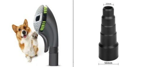 JMT-779850 Pet Grooming Brush for Effective Loose Hair Removal in Black and Green