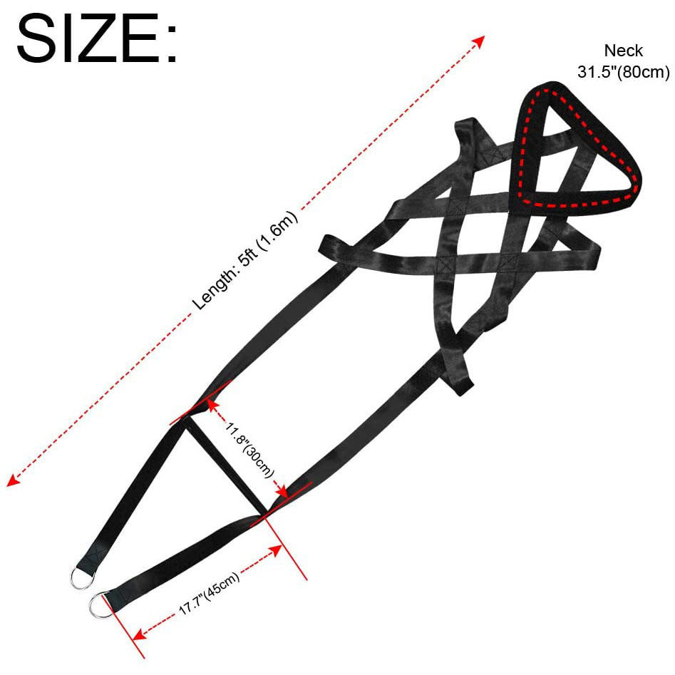 JMT-779914 Durable Cotton Dog Leash and Chest Strap - 110cm Traction Belt for Training and Walking