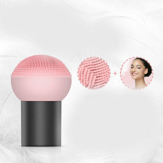 JMT-780170 Electric Silicone Facial Cleansing Brush with Ultrasonic Vibration for Blackhead and Pore Cleaning