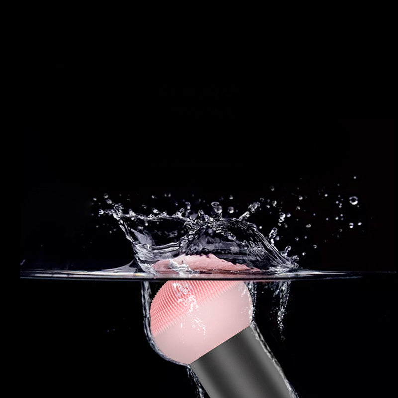 JMT-780170 Electric Silicone Facial Cleansing Brush with Ultrasonic Vibration for Blackhead and Pore Cleaning
