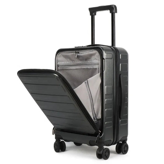 JMT-780490 20" ABS PC Cabin Trolley Case with Laptop Pocket for Travel and Business Use