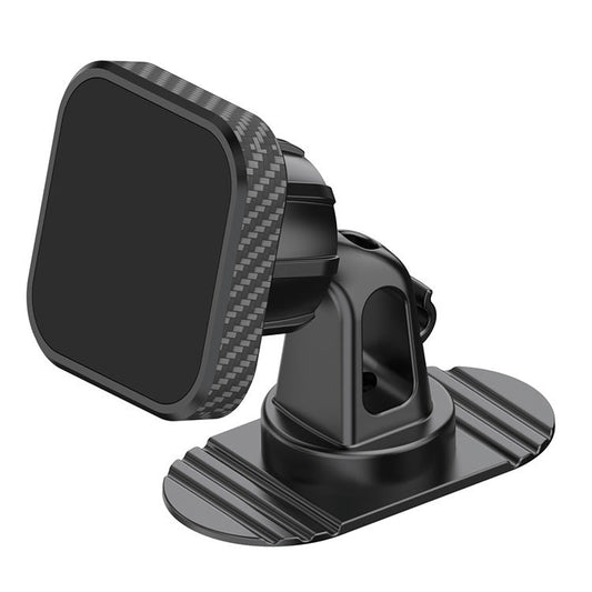JMT-780618 Square Magnetic Mobile Phone Holder with Adhesive Paste Seat and Line Hook for Car Dashboard