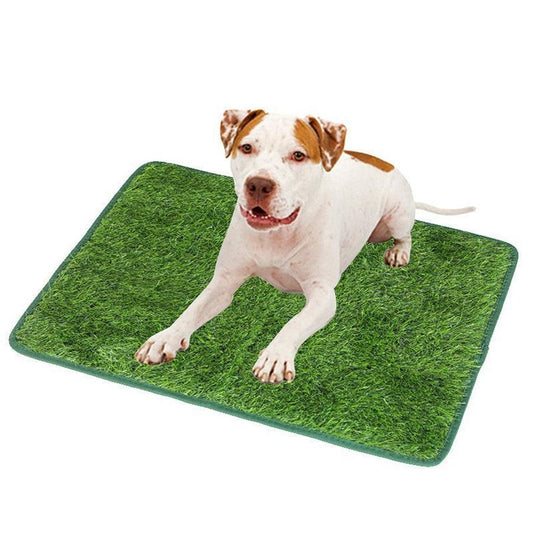 JMT-780746 Washable Dog Grass Pad for Indoor and Outdoor Pet Potty Training, Realistic Lawn Appearance, Multiple Sizes Available