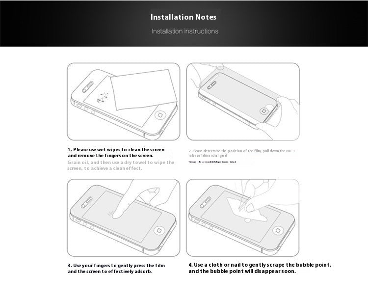 JMT-780938 HD Anti-Fingerprint Tempered Glass Screen Protector for iPhone Models
