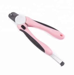 JMT-781002 Pet Nail Clipper with File for Dogs, Cats, and Small Animals - Non-Slip Handle, Stainless Steel Blade