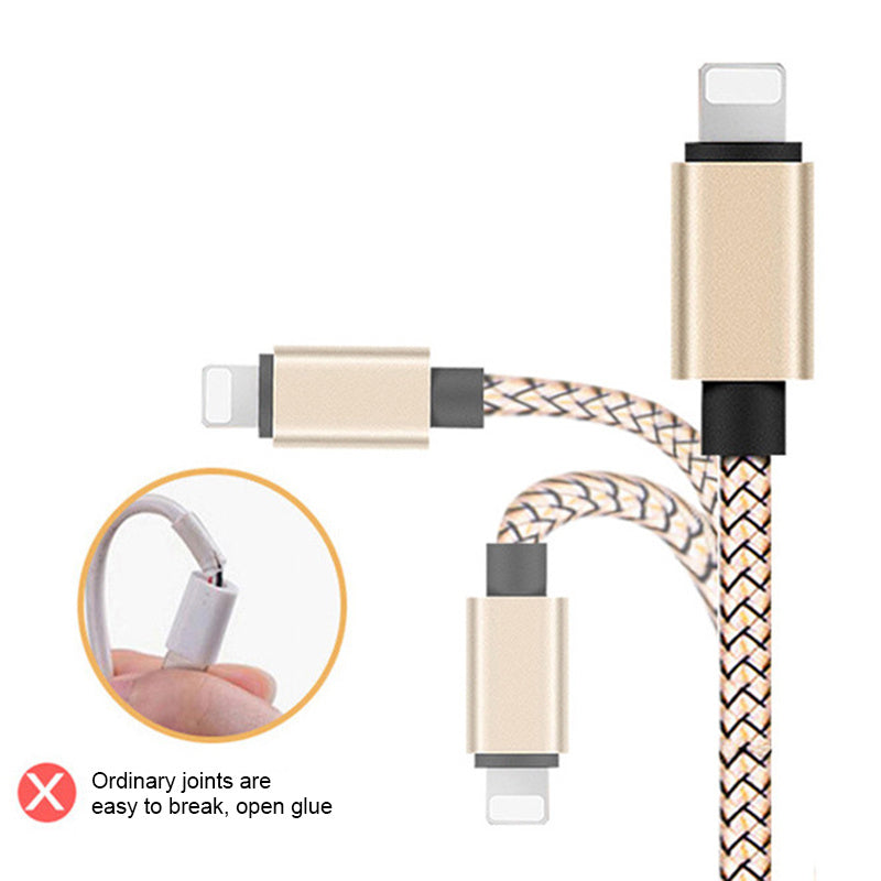 JMT-781258 Dragon Pattern 2A Data Cable for iPhone - Available in 1M, 2M, and 3M Lengths, Aluminum & Nylon Construction