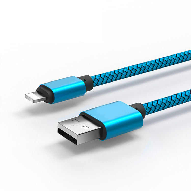 JMT-781258 Dragon Pattern 2A Data Cable for iPhone - Available in 1M, 2M, and 3M Lengths, Aluminum & Nylon Construction