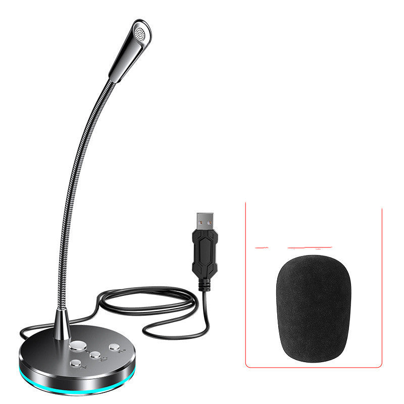 JMT-781258 USB Desktop Recording Microphone for Computer Use - Live Conference Ready