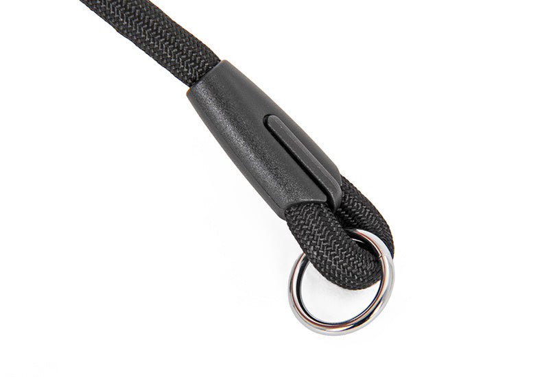 JMT-781578 Nylon Double-Ended Dog Collar - Black, Adjustable Sizes: S, M, L