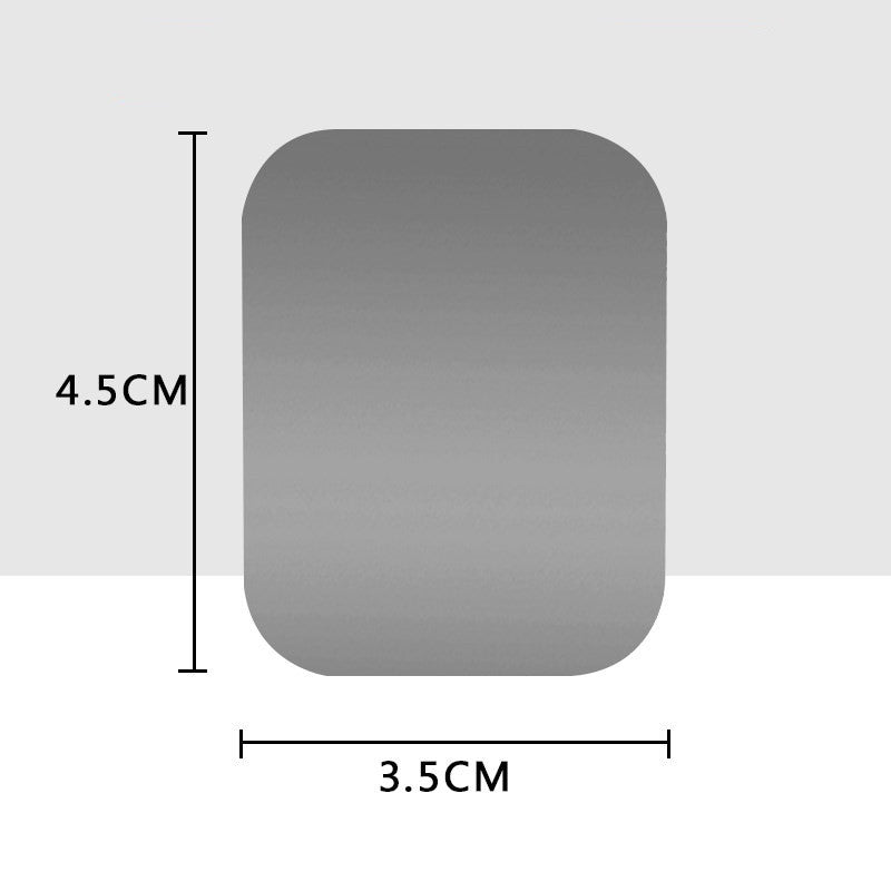 JMT-781770 Magnetic Metal Plate for Car Phone Holder - Square Accessory (4.5 x 3.5 cm) - 5 Pieces