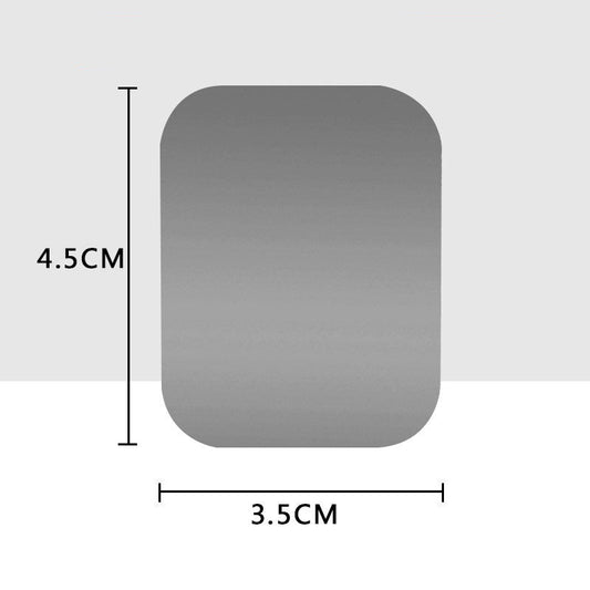 JMT-781770 Magnetic Metal Plate for Car Phone Holder - Square Accessory (4.5 x 3.5 cm) - 5 Pieces