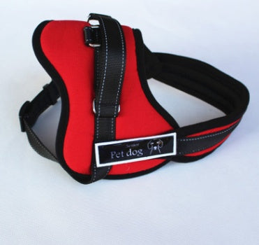 JMT-782410 Reflective Safety Harness Vest for Dogs - Chest and Back Support