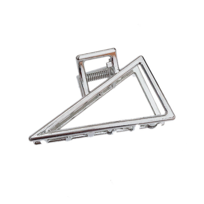 JMT-782602 Elegant Pearl Hairpin Clip - Geometric Alloy Design with Electroplating Finish