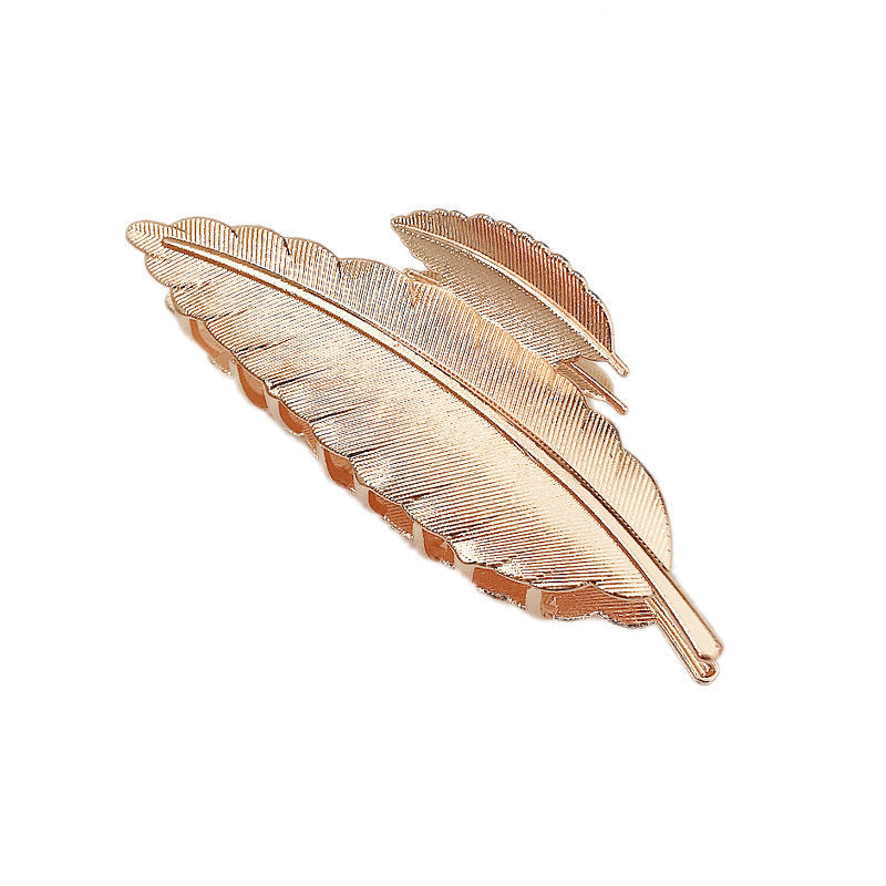 JMT-782602 Elegant Pearl Hairpin Clip - Geometric Alloy Design with Electroplating Finish