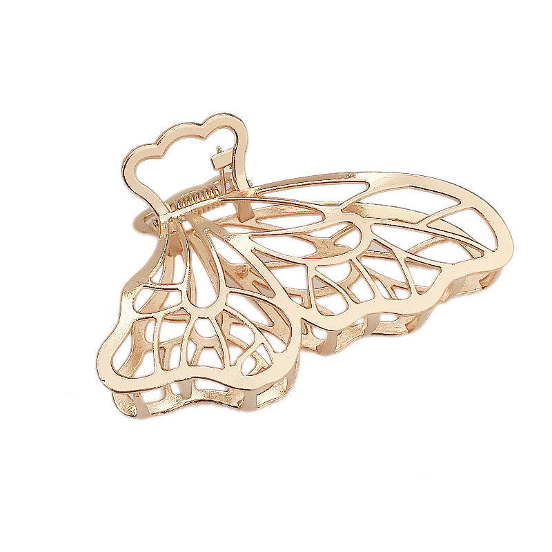 JMT-782602 Elegant Pearl Hairpin Clip - Geometric Alloy Design with Electroplating Finish