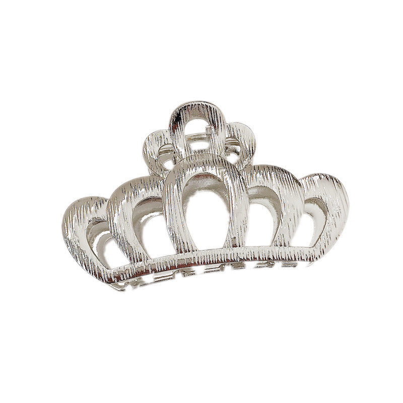 JMT-782602 Elegant Pearl Hairpin Clip - Geometric Alloy Design with Electroplating Finish