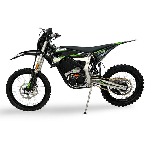 JMT-782986 High-Speed 72V Electric Dirt Bike - 12000W Off-Road Dirt Bike for Adults 60Ah Long Range , Top Speed 27.9 mph