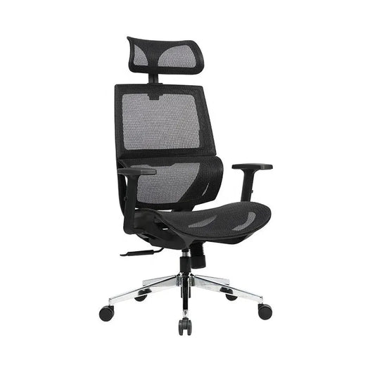 JMT-782986 Luxury Ergonomic Full Mesh Office Chair with Adjustable Armrests and Headrest