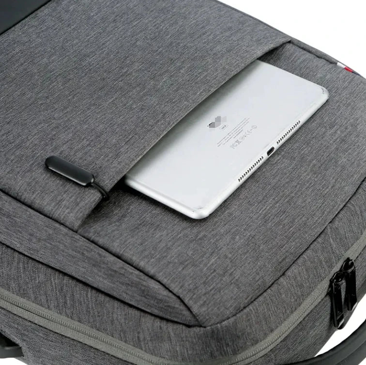 JMT-783242 Custom Logo Laptop Backpack with Waterproof Zipper and USB Port, Polyester Material