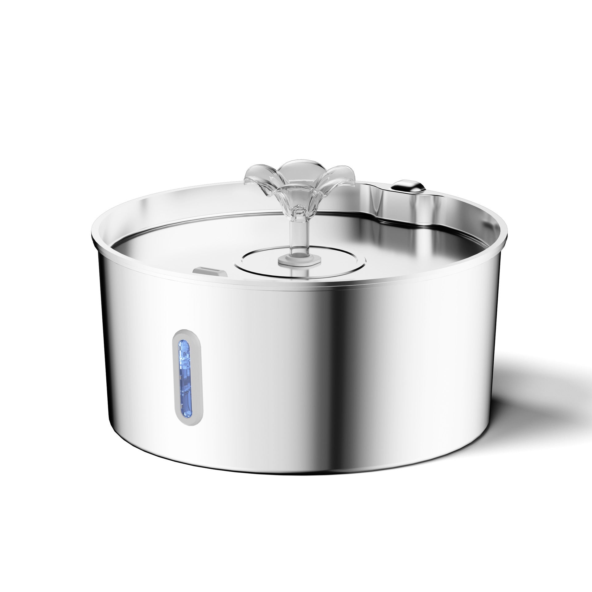 JMT-783242 Large Capacity 7L Stainless Steel Pet Bowl with Floating Design for Cats