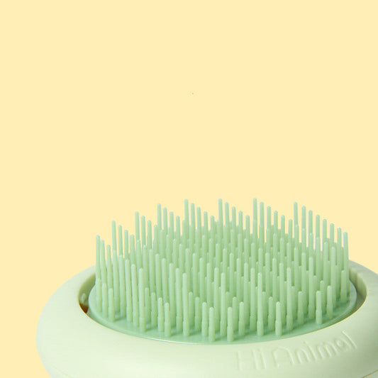 JMT-783306 UFO Cat Comb in Military Green, Lavender, Light Pink, and Light Yellow – Perfect for Pet Grooming