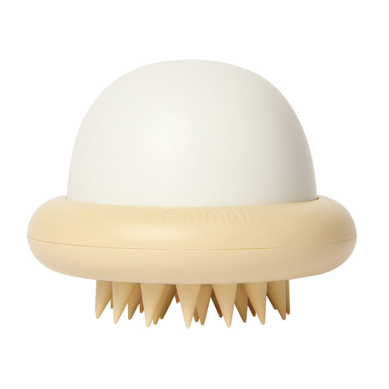 JMT-783306 UFO Cat Comb in Military Green, Lavender, Light Pink, and Light Yellow – Perfect for Pet Grooming