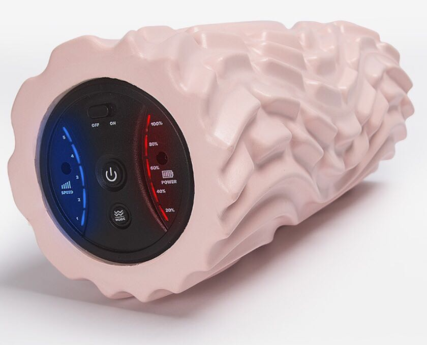 JMT-783306 USB Electric Massage Foam Roller with Vibration and Acupressure for Muscle Relief