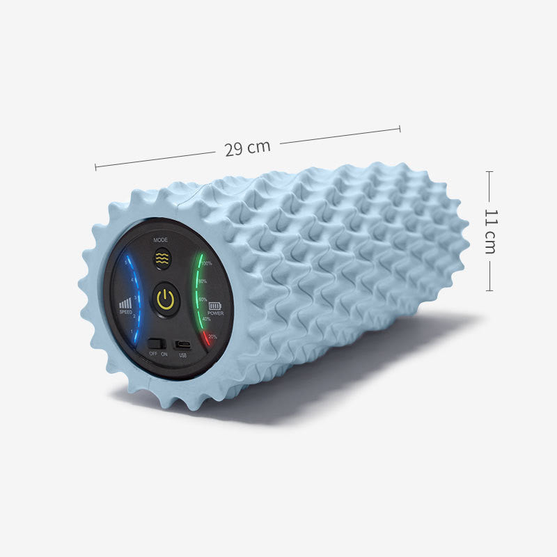 JMT-783306 USB Electric Massage Foam Roller with Vibration and Acupressure for Muscle Relief