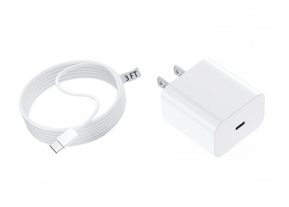 JMT-783562 6FT Lightning Cable & USB Wall Charger Travel Adapter - Dual Pack for iPhone, iPad, AirPods