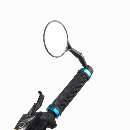 JMT-783754 Bicycle Rearview Mirror with Reflector Attachment for Enhanced Safety