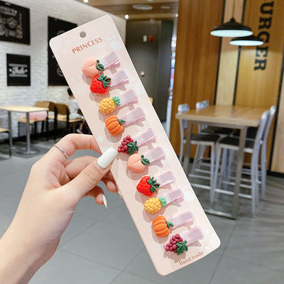 JMT-783754 Cartoon Animal Duckbill Clip Bangs Hairpin Set for Kids - 15 Cute Styles