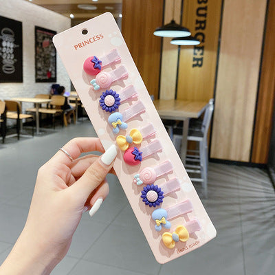 JMT-783754 Cartoon Animal Duckbill Clip Bangs Hairpin Set for Kids - 15 Cute Styles