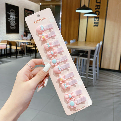 JMT-783754 Cartoon Animal Duckbill Clip Bangs Hairpin Set for Kids - 15 Cute Styles