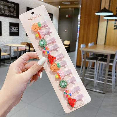 JMT-783754 Cartoon Animal Duckbill Clip Bangs Hairpin Set for Kids - 15 Cute Styles